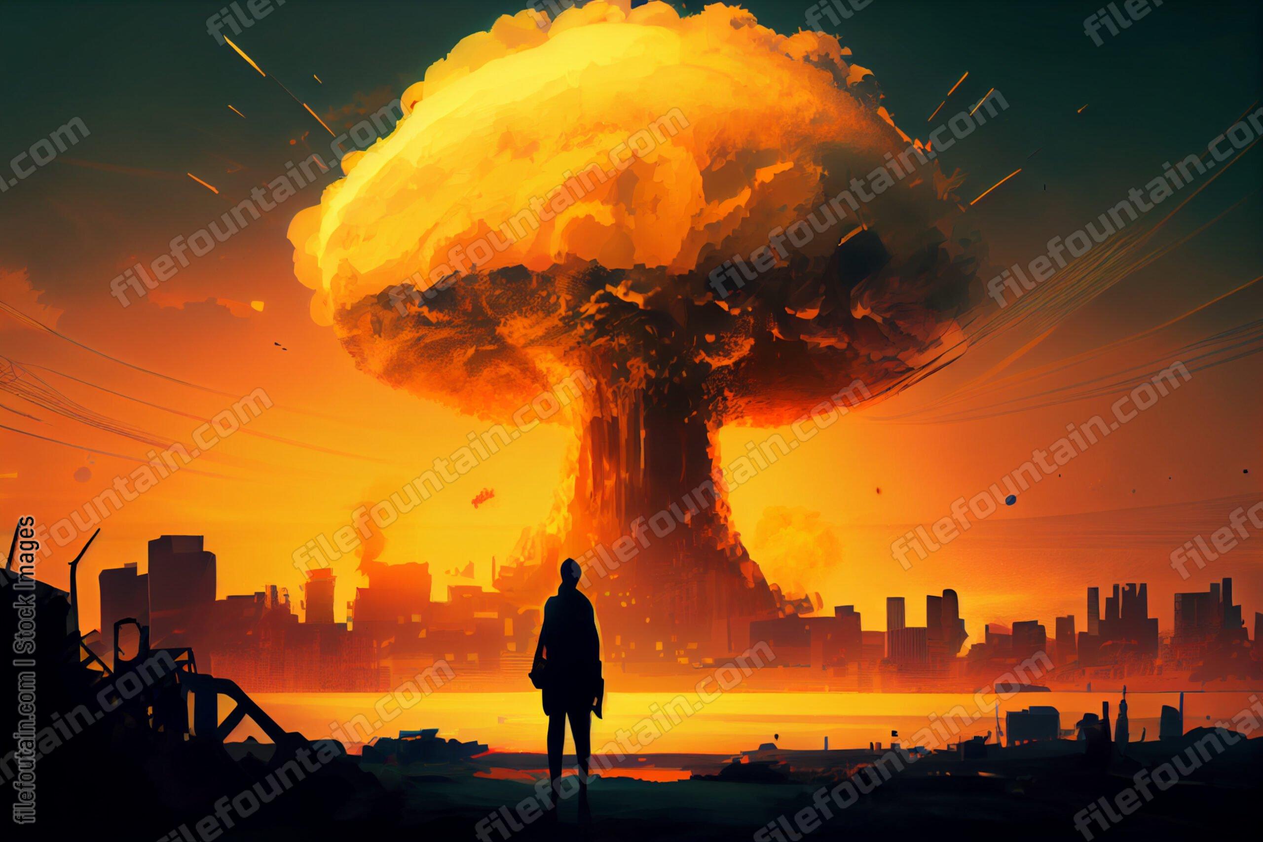 Nuclear Explosion In A City