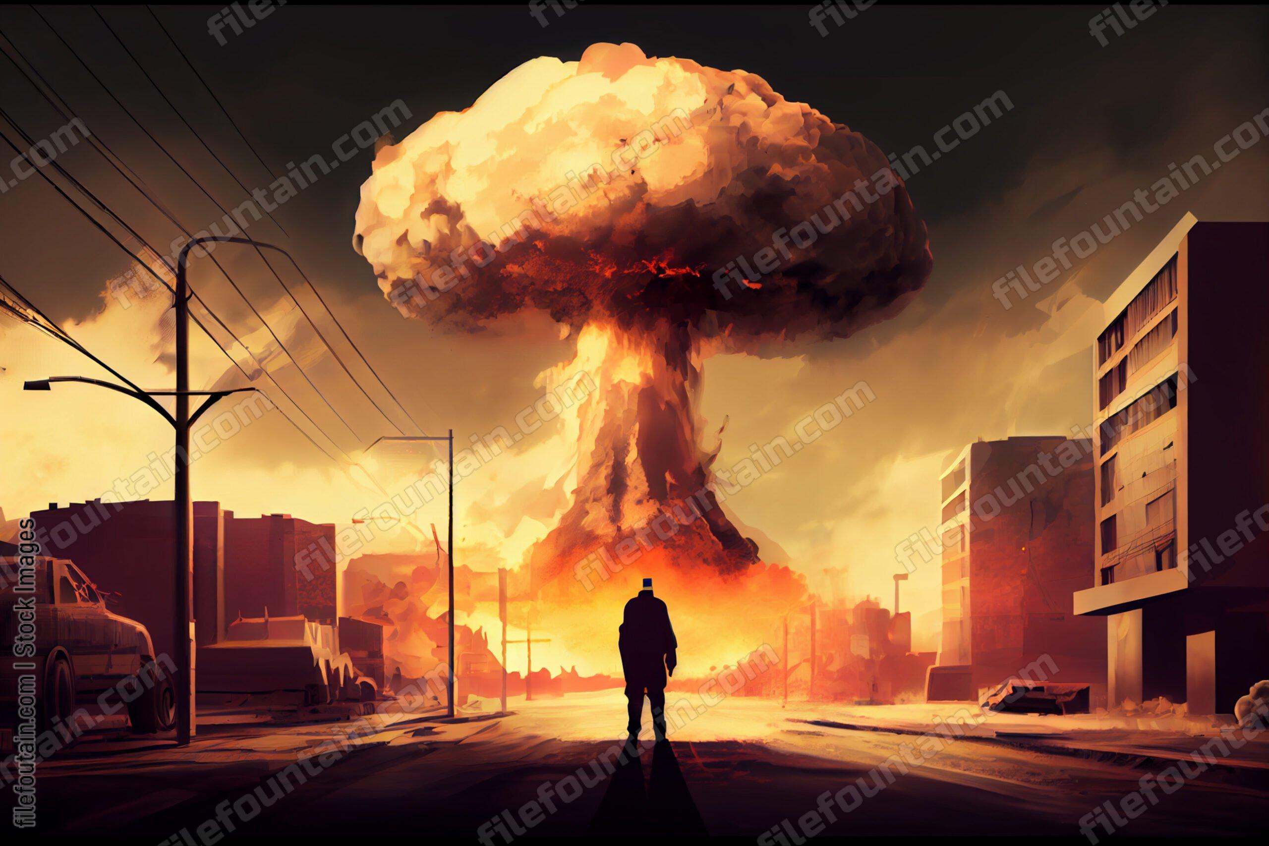 Nuclear Explosion In A City